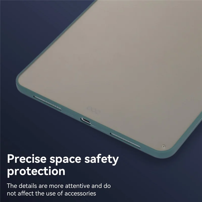For iPad Pro 11 (2020) / (2021) / (2022) Hard PC + TPU Slim Case Skin-Touch Shockproof Tablet Cover - Green