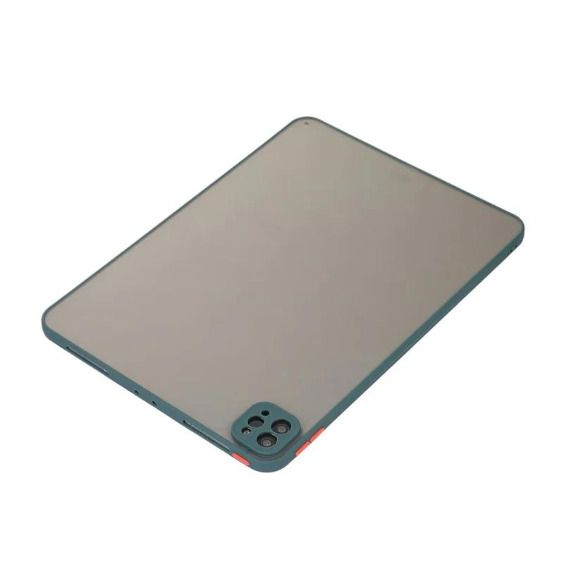 For iPad Pro 11 (2020) / (2021) / (2022) Hard PC + TPU Slim Case Skin-Touch Shockproof Tablet Cover - Green
