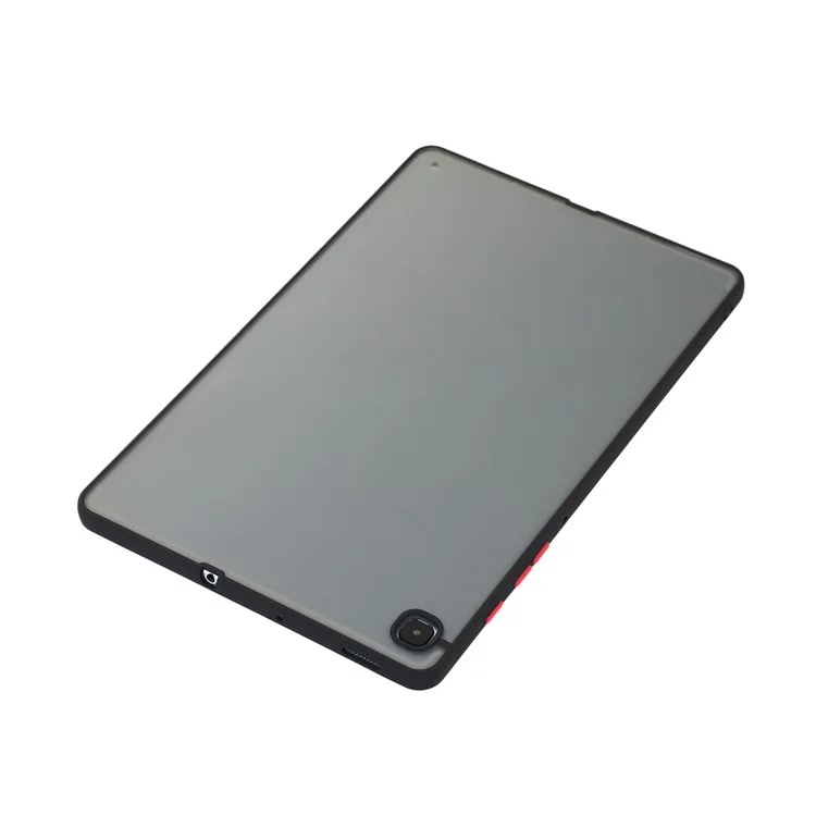 Für Samsung Galaxy Tab S6 Lite (2024) / S6 Lite (2022) / S6 Lite (2020) SM-P610 Slim Case Skin-Touch Hard PC + TPU Schutzhülle - Schwarz