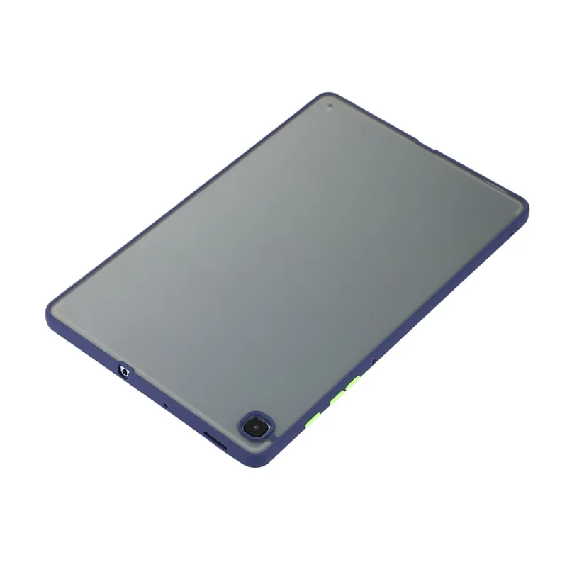 For Samsung Galaxy Tab S6 Lite (2024) / S6 Lite (2022) / S6 Lite (2020) SM-P610 Slim Case Skin-Touch Hard PC + TPU Protective Cover - Blue