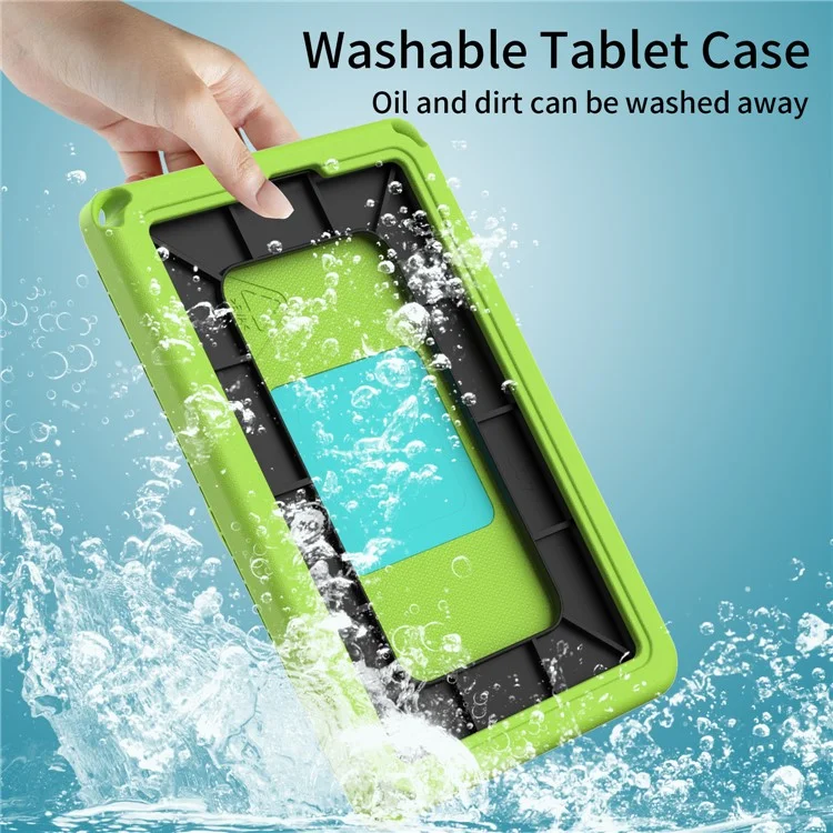 Para Samsung Galaxy Tab A 8.4 (2020) T307 / T307U / Huawei MatePad T8 / Lenovo Tab M8 TB-8505F / 8705N Funda EVA con Correa - Verde