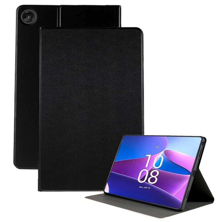 Per Lenovo Tab M10 Plus (3a generazione) / Xiaoxin Pad 2022 10.6 pollici Antigraffio PU Pelle+TPU Custodia Tablet a Prova di Urti Copertura Protettiva - Nero