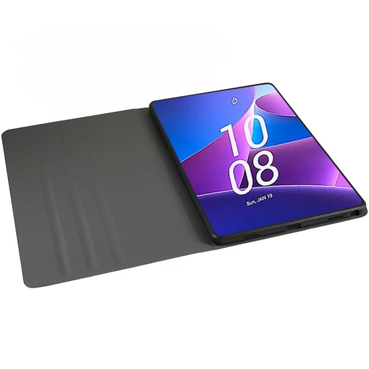 Per Lenovo Tab M10 Plus (3a generazione) / Xiaoxin Pad 2022 10.6 pollici Antigraffio PU Pelle+TPU Custodia Tablet a Prova di Urti Copertura Protettiva - Nero