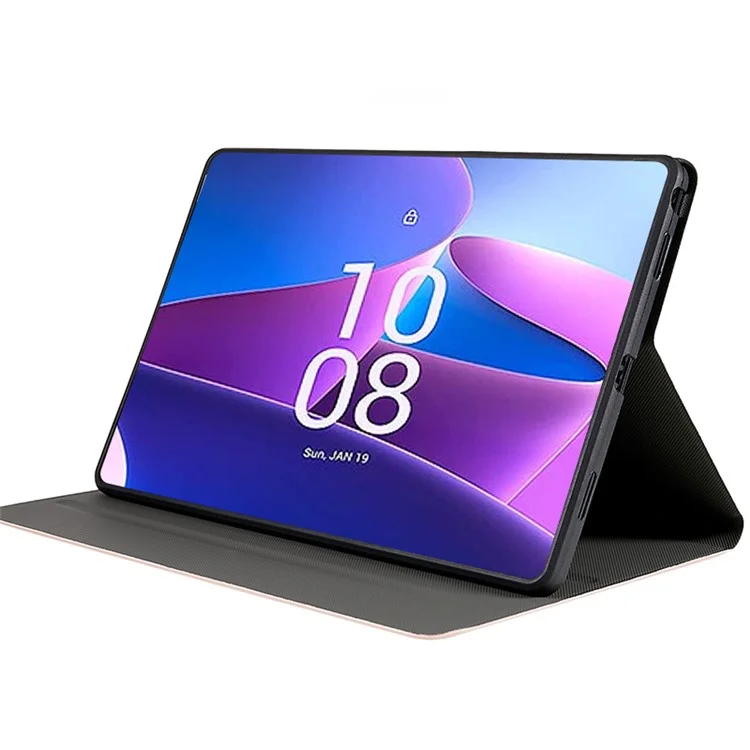 Per Lenovo Tab M10 Plus (3a generazione) / Xiaoxin Pad 2022 10.6 pollici Antigraffio PU Pelle+TPU Custodia Tablet a Prova di Urti Copertura Protettiva - Nero