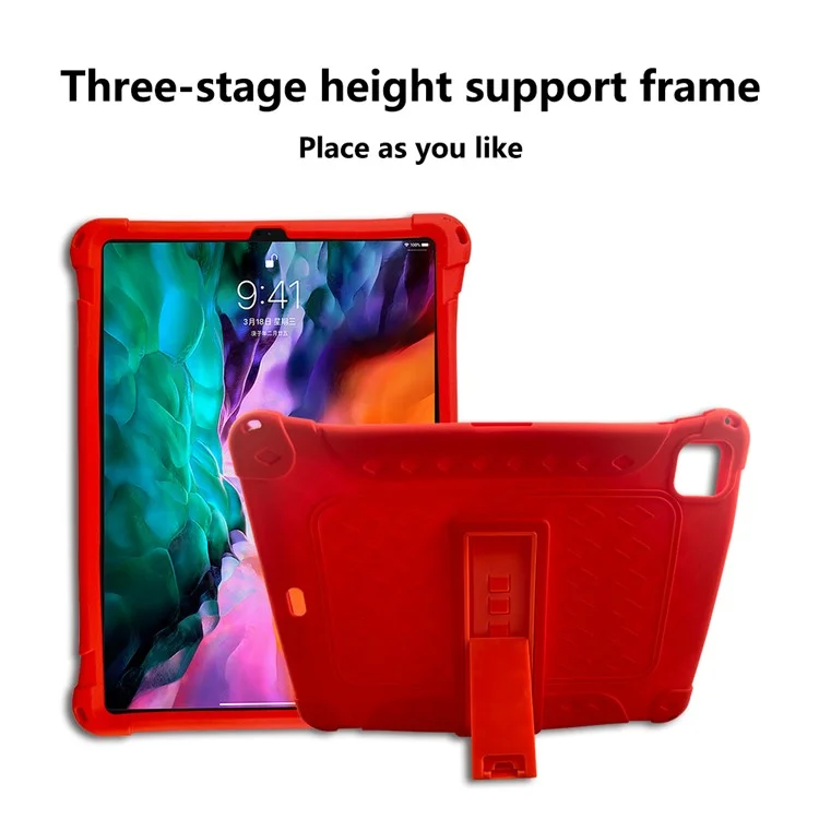 Pour Ipad Pro 12.9 (2018) / (2020) / (2021) / (2022) Tablet Tablet Case de Protection en Silicone Douce Silicone - Vert