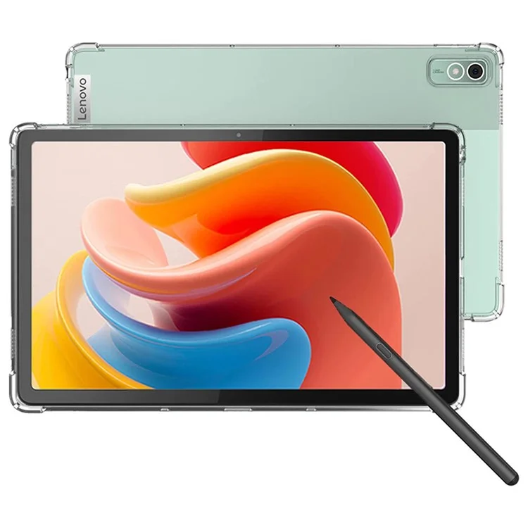 Étui de protection antichoc pour Lenovo Tab P11 Gen 2, Housse de protection en TPU avec film en verre trempé