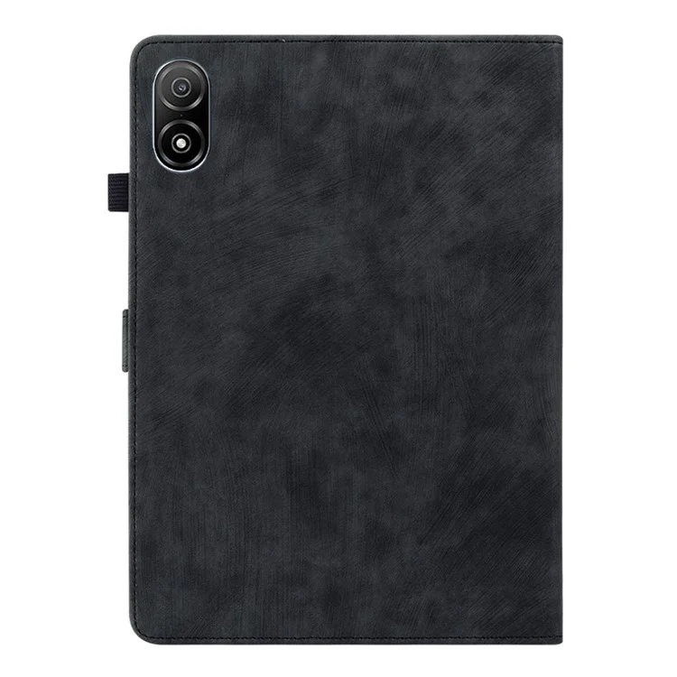For Honor Pad V8 Pro Funda para tablet PU Leather Tiger Pattern Stand Folio Protective Cover con soporte para tarjetas - Negro