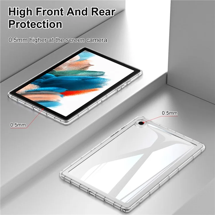 Для Samsung Galaxy Tab A8 10.5 (2022) / (2021) Case Soft TPU Shockproof Protective Cover - Grey