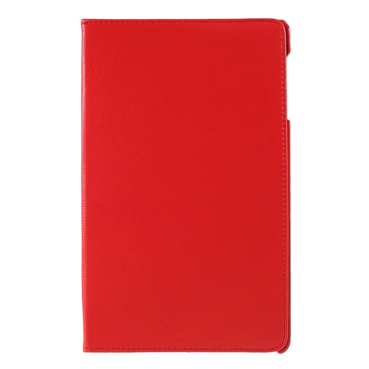 Para Huawei MatePad SE 10,4 polegadas Capa Giratória de 360 Graus de Couro PU com Elástica - Vermelho