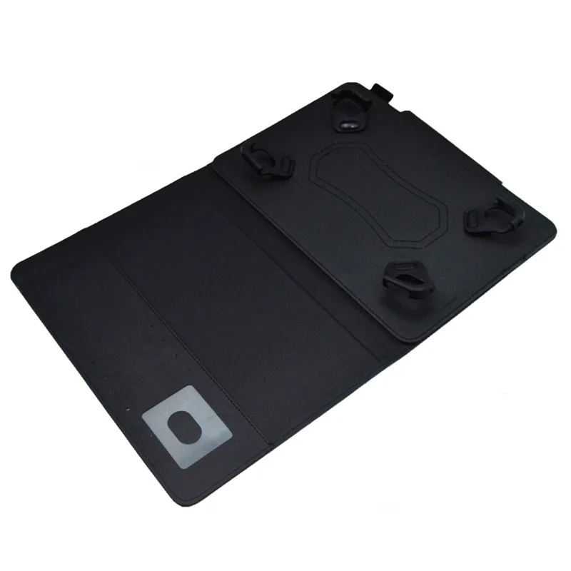 Universal PU Leather Case for 8-inch Tablet Stand Wallet Tablet Cover (Slim Lightweight Style) - Black