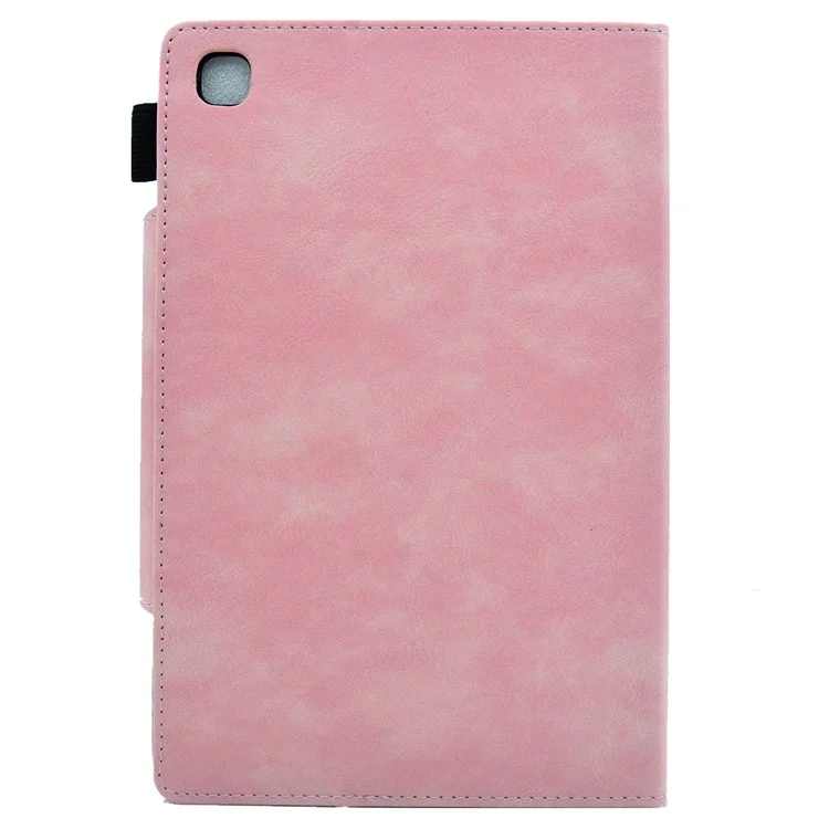 For Samsung Galaxy Tab A 8.0 (2019) SM-T290 (Wi-Fi) / SM-T295 (LTE) Tablet Case Leather Business Slim Stand Cover - Pink