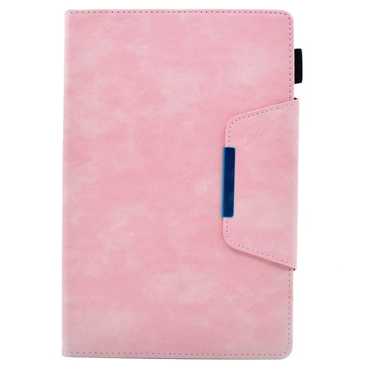 For Samsung Galaxy Tab A 8.0 (2019) SM-T290 (Wi-Fi) / SM-T295 (LTE) Tablet Case Leather Business Slim Stand Cover - Pink