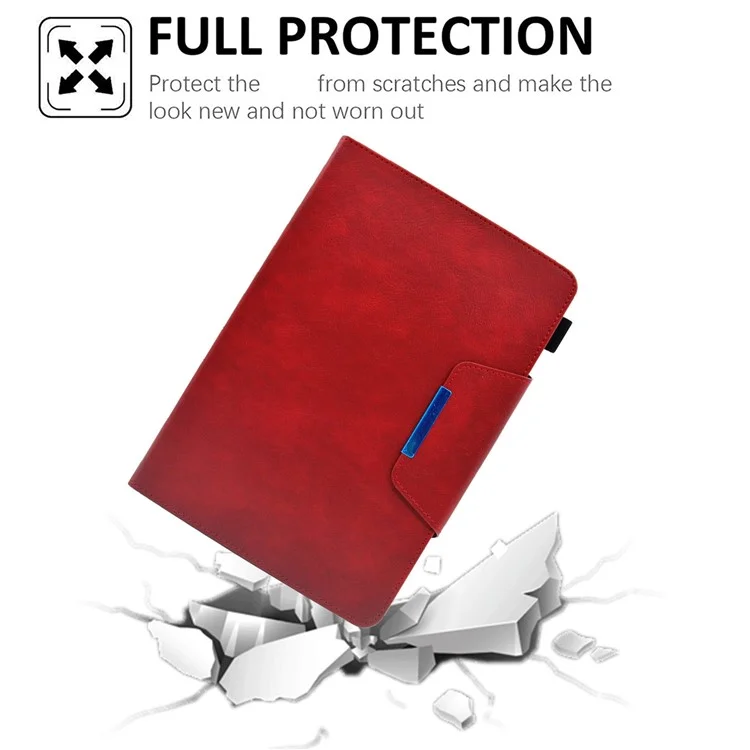 Pour Amazon Fire HD 8 (2020) / (2022) / 8 Plus (2022) / (2020) Étui en cuir pour tablette Portefeuille Stand Slim Étui pour tablette - Rouge