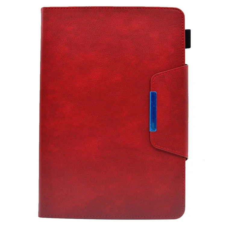 Pour Amazon Fire HD 8 (2020) / (2022) / 8 Plus (2022) / (2020) Étui en cuir pour tablette Portefeuille Stand Slim Étui pour tablette - Rouge