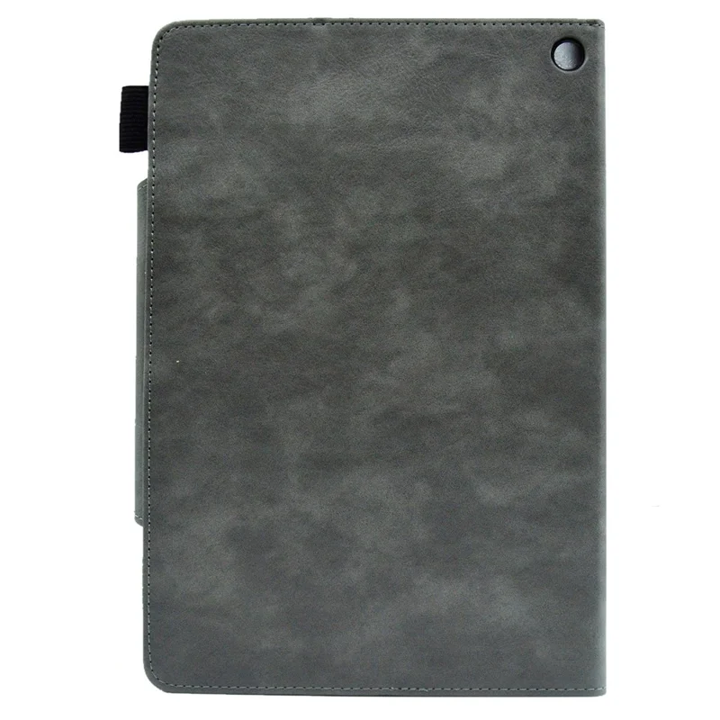 For Amazon Fire HD 8 (2020) / (2022) / 8 Plus (2022) / (2020) Leather Tablet Case Wallet Stand Slim Tablet Cover - Grey