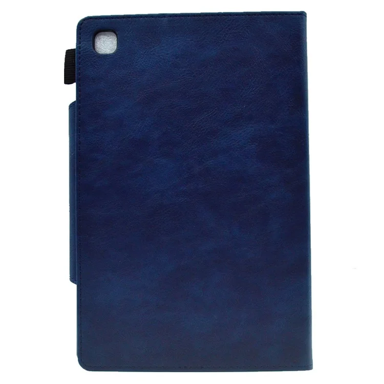 For Samsung Galaxy Tab A7 Lite 8.7-inch T220  / T225 Leather Tablet Stand Cover Wallet Slim Tablet Case - Blue