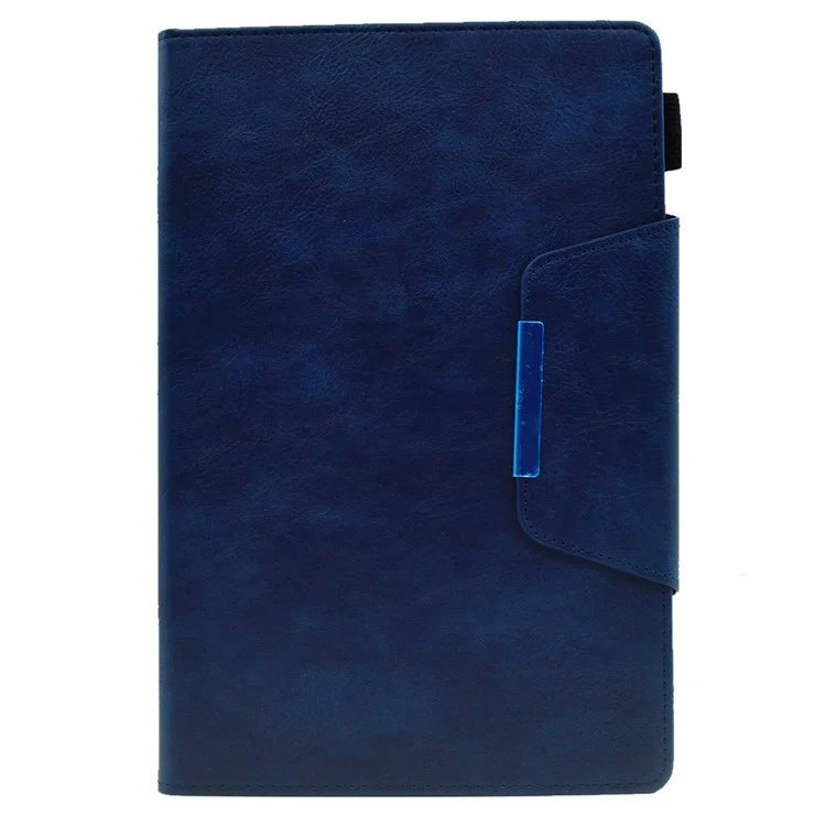 For Samsung Galaxy Tab A7 Lite 8.7-inch T220  / T225 Leather Tablet Stand Cover Wallet Slim Tablet Case - Blue