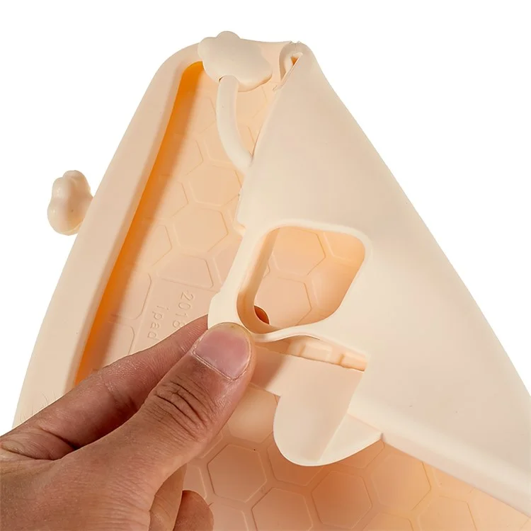 For iPad Air (2020) / (2022) / iPad Pro 11 (2018) / (2020) / (2021) / (2022) Rotary Kickstand Tablet Cover Cat Style Silicone Case