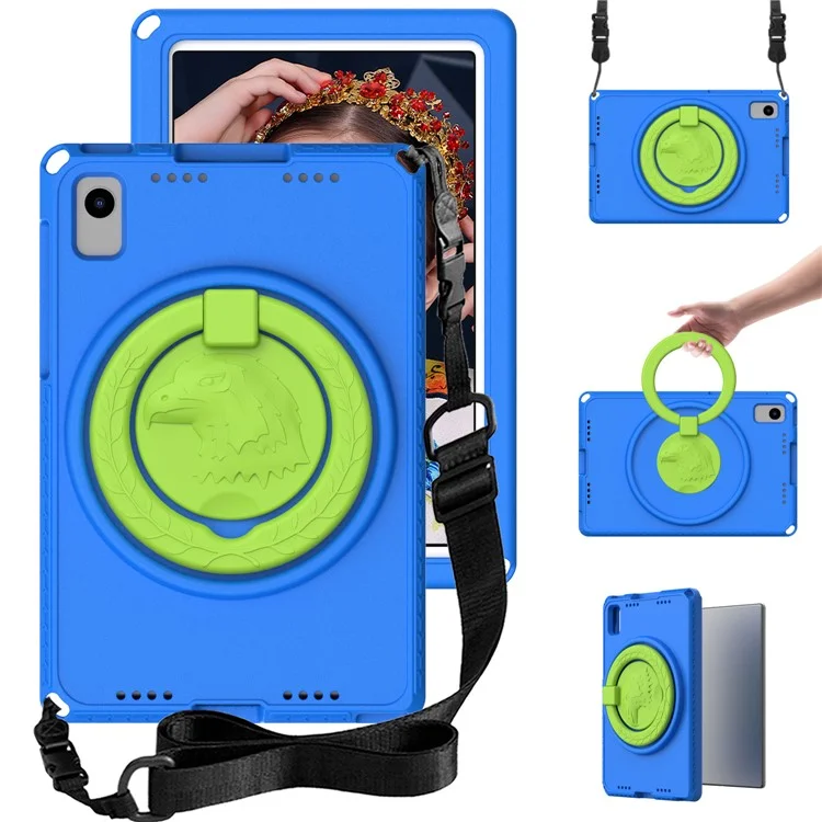 Para Lenovo Tab M10 Plus (3ª generación) TB-125F 10.6 / Xiaomi Redmi Pad 10.6 Tablet Case EVA+PC Anti-drop Tablet Cover - Azul