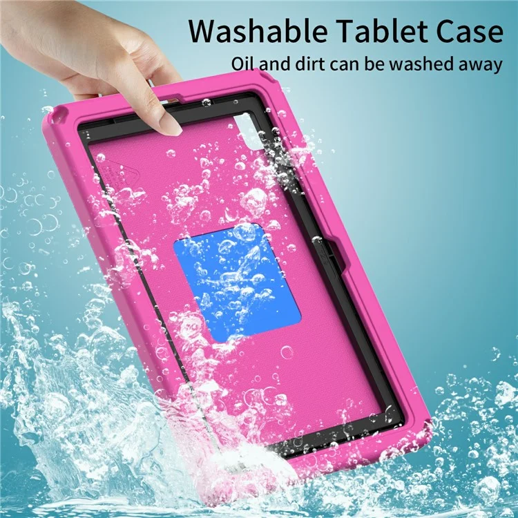 For Lenovo Tab K10 TB-X6C6F 10.3 / Huawei MatePad SE 10.4 / Samsung Galaxy Tab S6 Lite P610 / 615 / S6 Lite (2022) Tablet Case - Rose