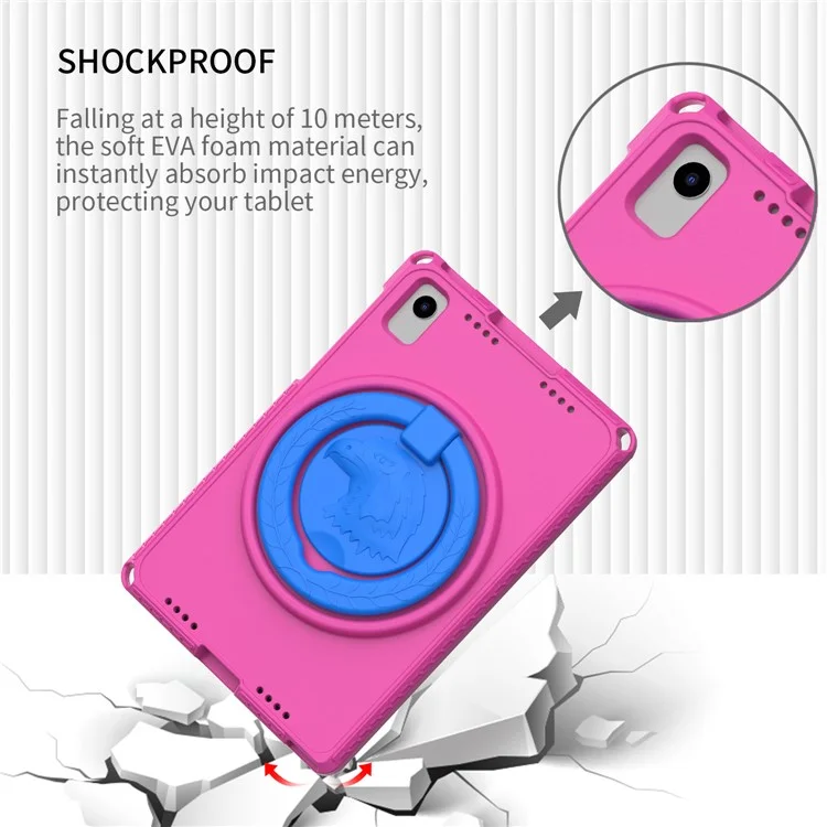 For Lenovo Tab K10 TB-X6C6F 10.3 / Huawei MatePad SE 10.4 / Samsung Galaxy Tab S6 Lite P610 / 615 / S6 Lite (2022) Tablet Case - Rose