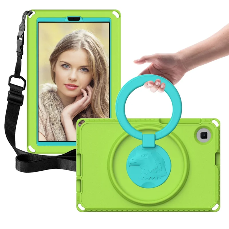 For Samsung Galaxy Tab A11 / A9 / A 8.0 (2019) SM-T290 (Wi-Fi) / SM-T295 (LTE) / Tab A7 Lite 8.7-inch (2020) T220 / T225 Tablet Cover - Green