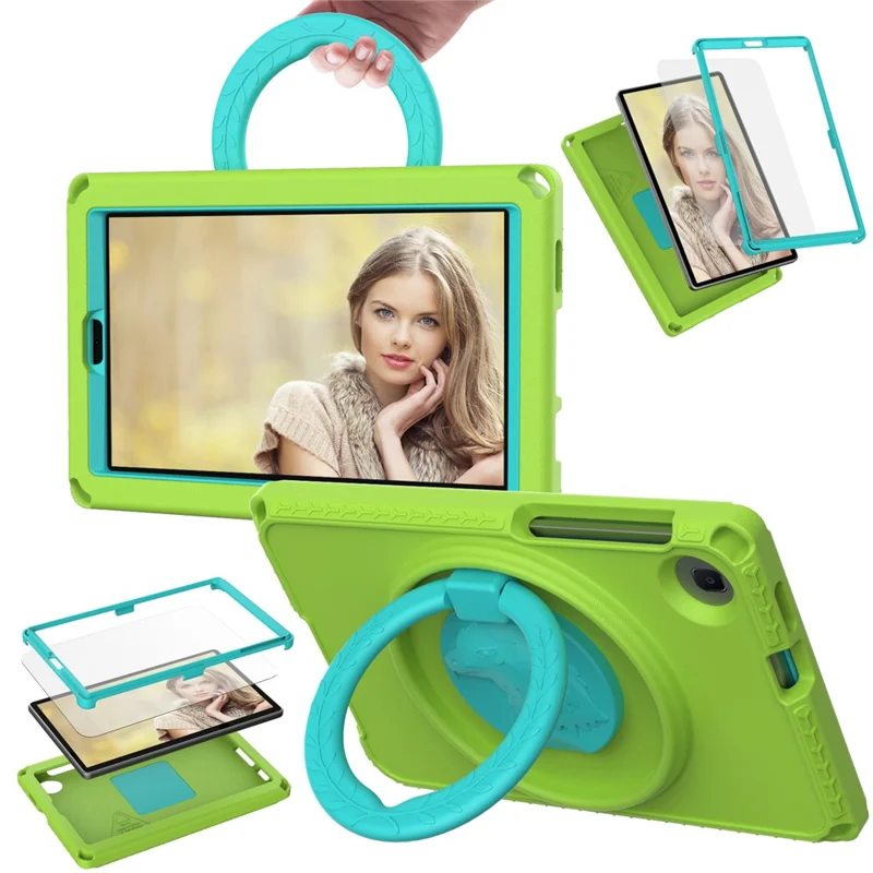 For Samsung Galaxy Tab A11 / A9 / A 8.0 (2019) SM-T290 (Wi-Fi) / SM-T295 (LTE) / Tab A7 Lite 8.7-inch (2020) T220 / T225 Tablet Cover - Green