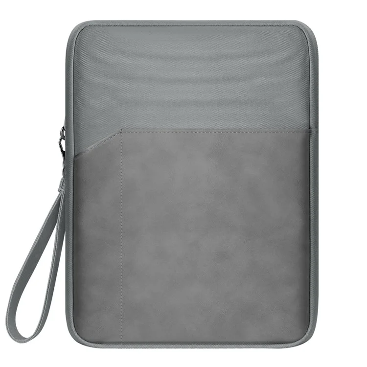 For iPad 9.7-11inch Tablet Shockproof Protective Bag Portable Carrying Case with Lanyard - Dark Grey