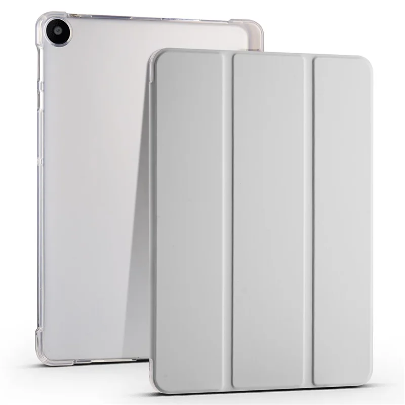 Для Huawei MatePad SE 10.4-дюймовый чехол с подставкой Tri-Fold Stand Tablet PU Leather Cover с отсеком для карандаша - Серый