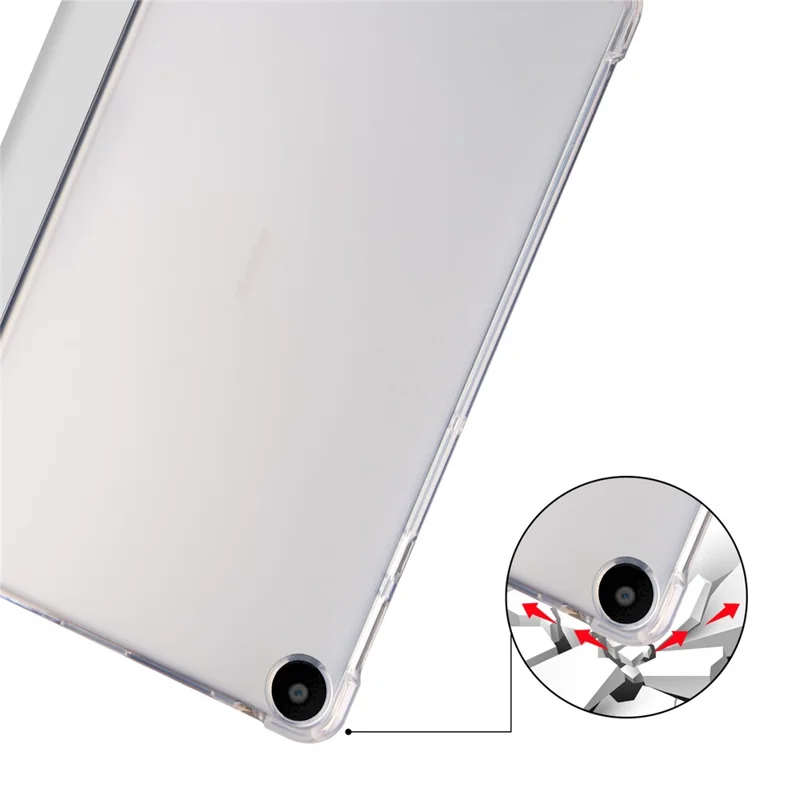 Для Huawei MatePad SE 10.4-дюймовый чехол с подставкой Tri-Fold Stand Tablet PU Leather Cover с отсеком для карандаша - Серый