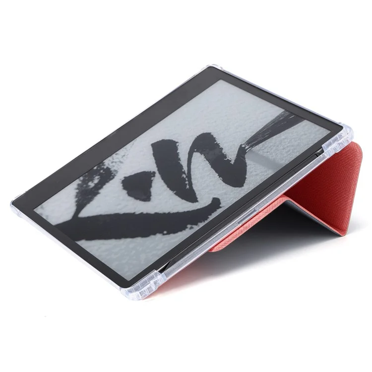 VILI DB Leather Case for Amazon Kindle Scribe , Multi-Viewing Stand Cover with Auto-Wake / Sleep - Rose