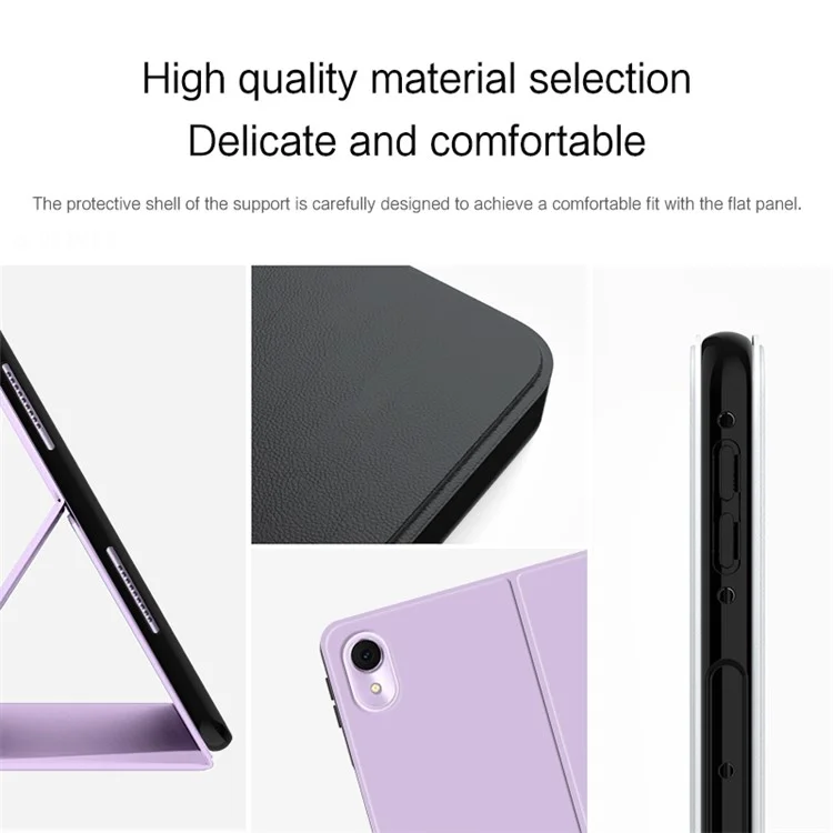 PU Leather Case for Huawei MatePad 11 (2023) Protective Flip Tablet Cover with Stand - Black