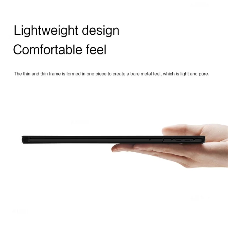 PU Leather Case for Huawei MatePad 11 (2023) Protective Flip Tablet Cover with Stand - Black