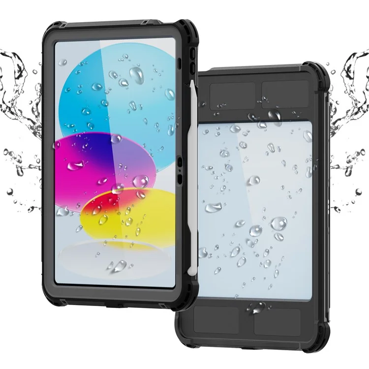 SHELLBOX Per iPad 10.9 (2022) Custodia Impermeabile IP68 Protezione Subacquea Antipolvere Antiurto Custodia per Tablet