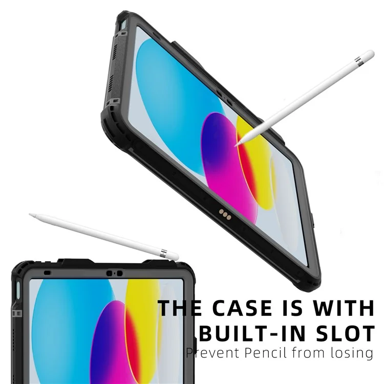 SHELLBOX Per iPad 10.9 (2022) Custodia Impermeabile IP68 Protezione Subacquea Antipolvere Antiurto Custodia per Tablet
