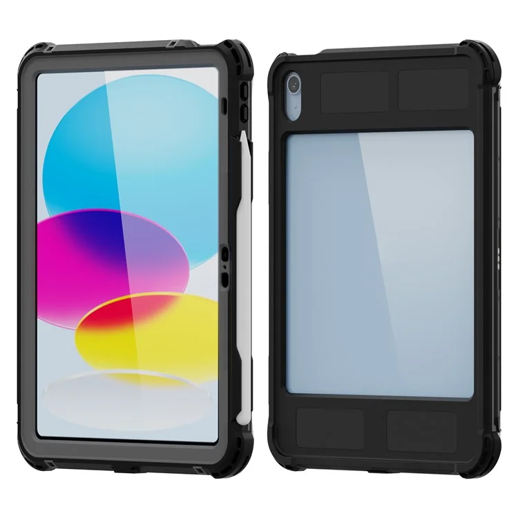 SHELLBOX Per iPad 10.9 (2022) Custodia Impermeabile IP68 Protezione Subacquea Antipolvere Antiurto Custodia per Tablet
