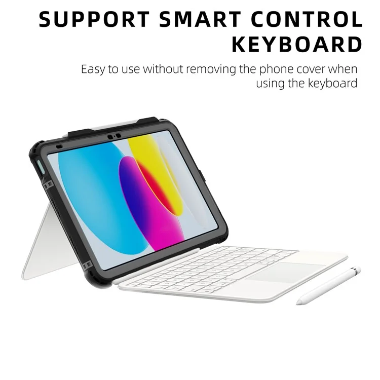 SHELLBOX Per iPad 10.9 (2022) Custodia Impermeabile IP68 Protezione Subacquea Antipolvere Antiurto Custodia per Tablet