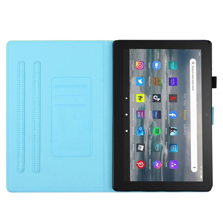 Anti-Scratch Tablet Case for Amazon Kindle Youth Edition 2022 Shockproof Cover Pattern Printing PU Leather Case - Deer
