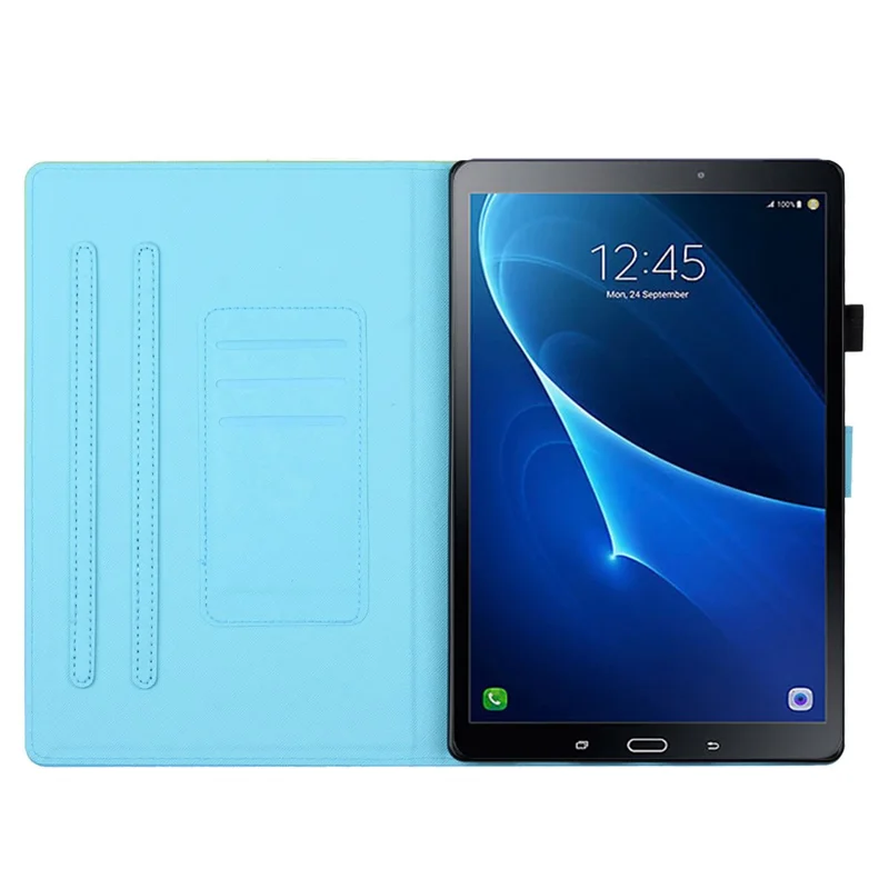 For Samsung Galaxy Tab A 10.1 (2016) T580 / T585 PU Leather Cover Pattern Printing Shockproof Tablet Case - Deer