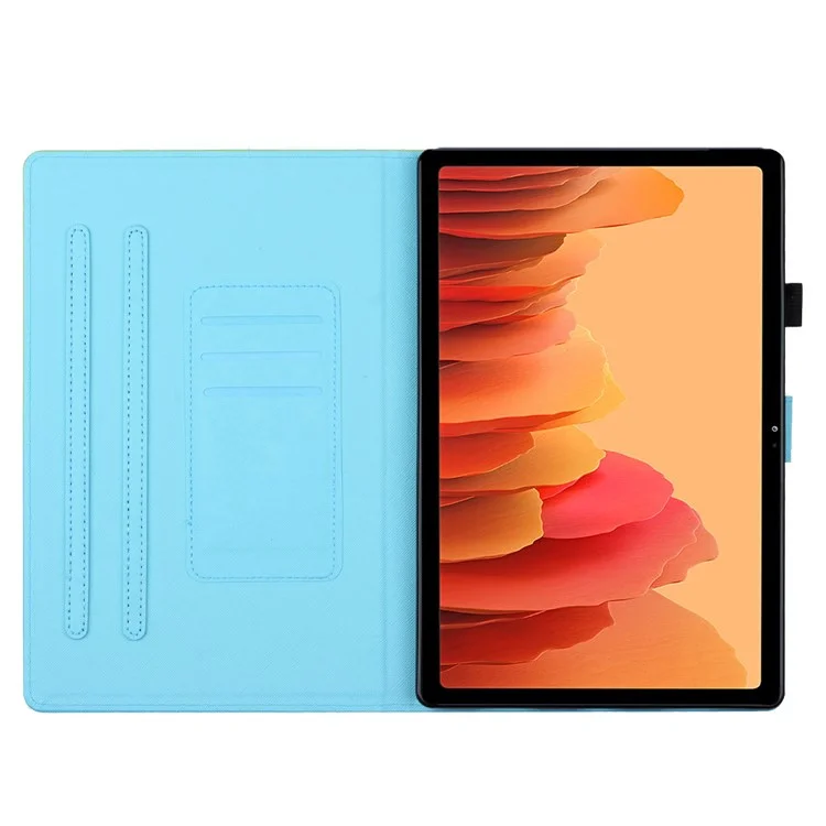 Para Samsung Galaxy Tab A8 10.5 (2021) X205 / X200 Capa Protetora de Tablet Impressão de Padrão Couro PU Flip Cover - Cachorro
