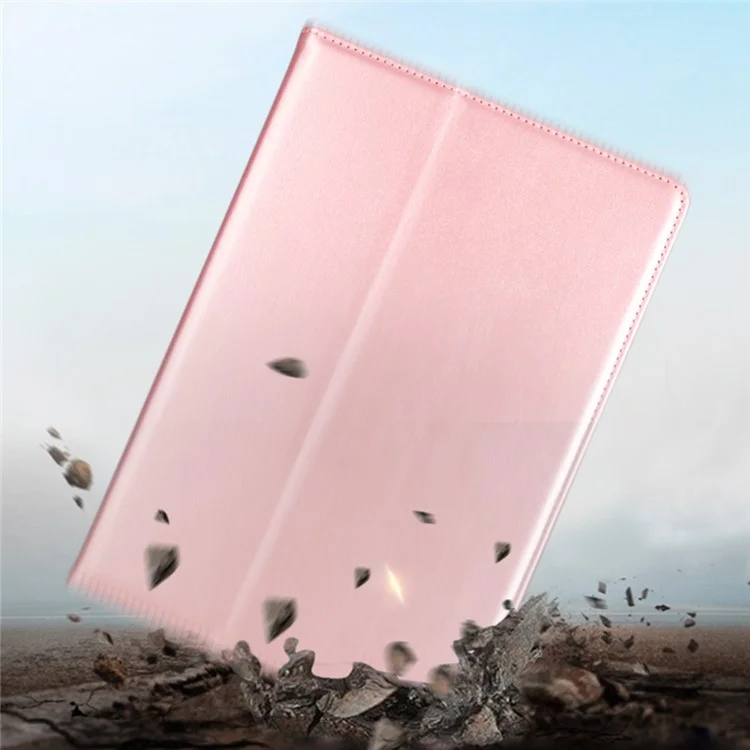 HANMAN Capa Protetora Dobrável de 11 Polegadas Flip Cover Universal de Couro PU para Tablet - Rose Gold