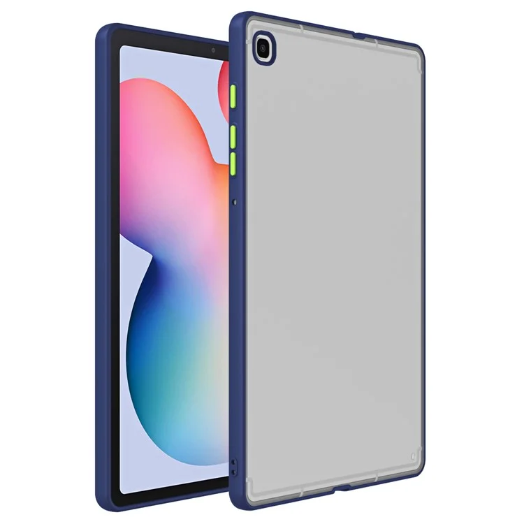 For Samsung Galaxy Tab S6 Lite (2024) / S6 Lite (2022) / S6 Lite (2020) SM-P610 P615 Matte Tablet Case PC+TPU Cover - Blue