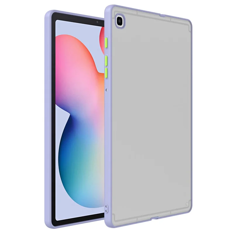 For Samsung Galaxy Tab S6 Lite (2024) / S6 Lite (2022) / S6 Lite (2020) SM-P610 P615 Matte Tablet Case PC+TPU Cover - Purple