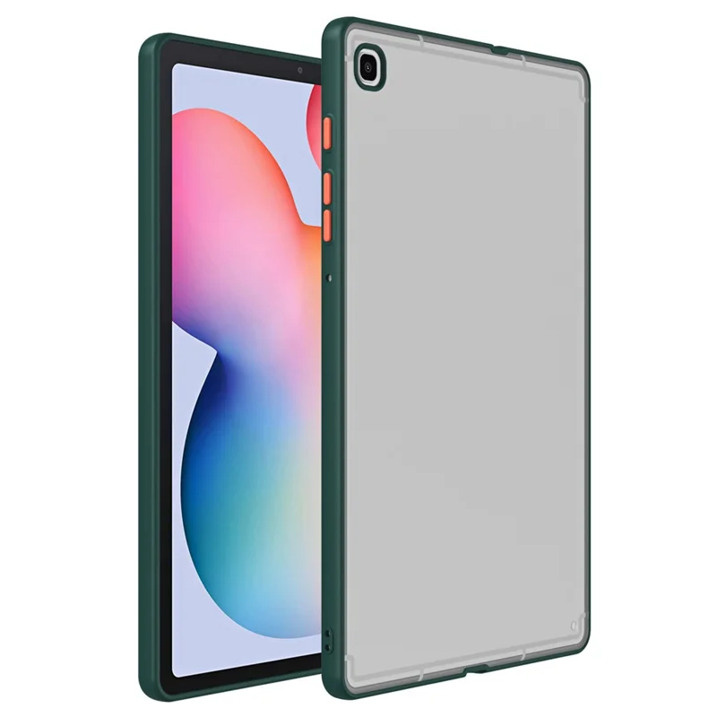 For Samsung Galaxy Tab S6 Lite (2024) / S6 Lite (2022) / S6 Lite (2020) SM-P610 P615 Matte Tablet Case PC+TPU Cover - Green