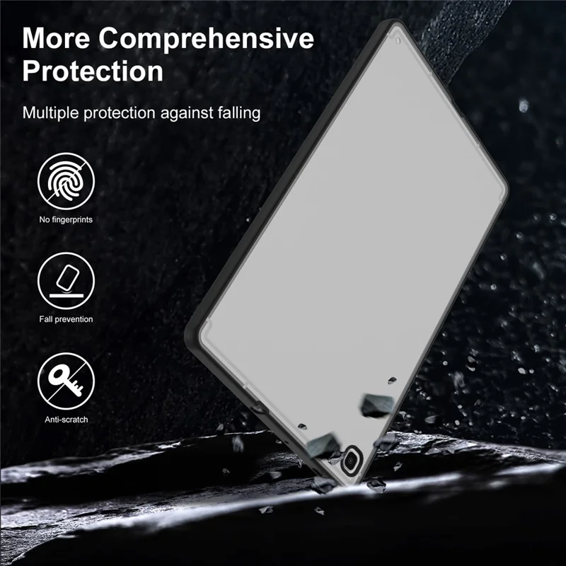 For Samsung Galaxy Tab S6 Lite (2024) / S6 Lite (2022) / S6 Lite (2020) SM-P610 P615 Matte Tablet Case PC+TPU Cover - Green