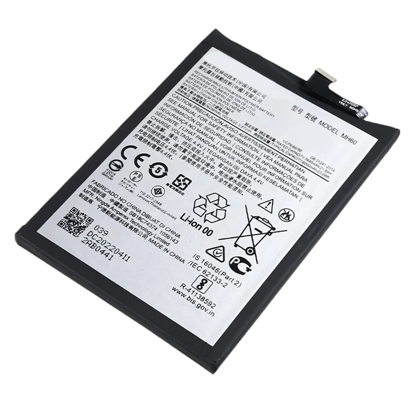 For Motorola Moto G10 Power 3.8V 5640mAh Li-ion Polymer Battery Replacement Part (Encode: MH60)