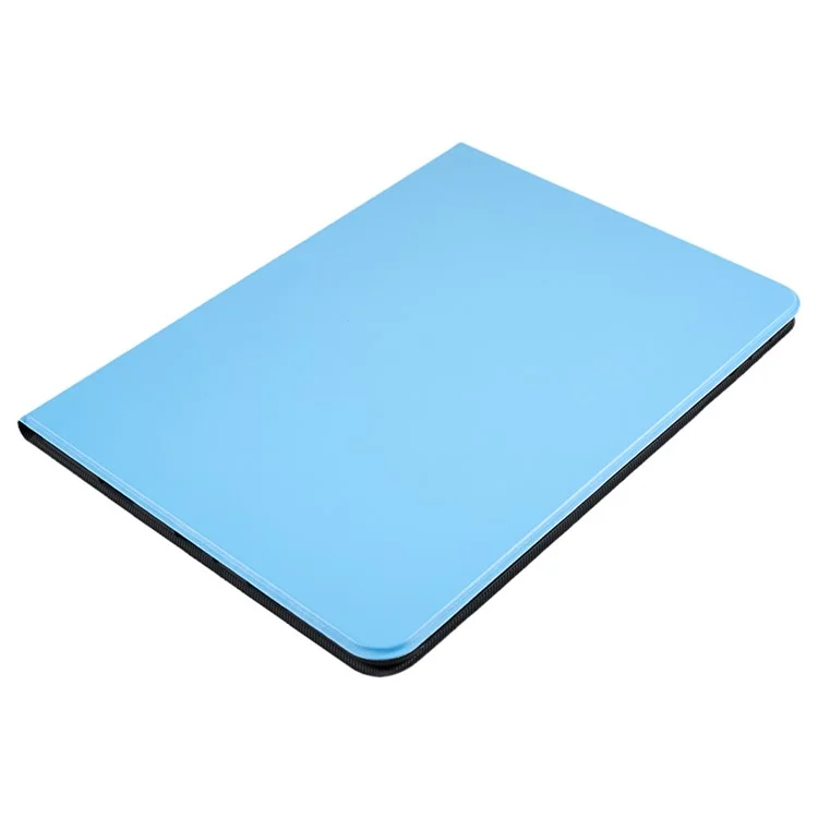 For Oppo Pad 2 Flip Book Cover PU Leather Stand Protective Tablet Case - Sky Blue