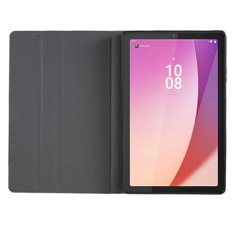 For Lenovo Tab M9 PU Leather Tablet Case Foldable Stand Protective Tablet Cover - Purple