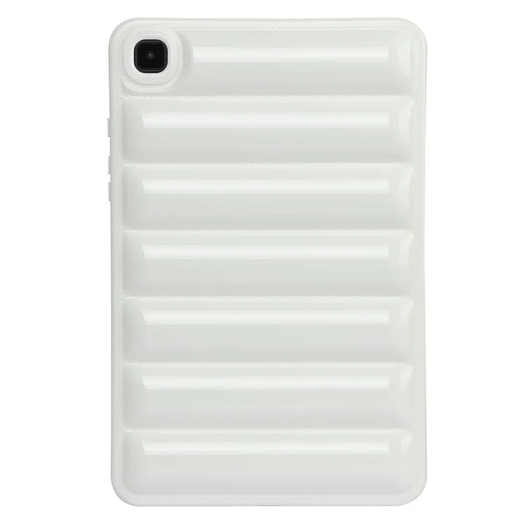 Per Samsung Galaxy Tab A7 10.4 (2020) / (2022) T505 / T500 Candy Color TPU Tablet Case Giacca a Vento Texture Cover - Bianco