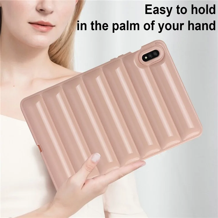 Per Samsung Galaxy Tab S7 / S8 / T870 / X700 Tablet Soft TPU Cover Case Down Jacket Shell - Rosa